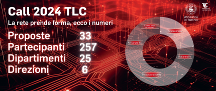 Infografica con dati partecipanti CALL 2024